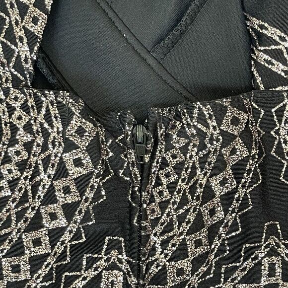 Midnight Doll Dress Juniors Size 3 Black Pink Glitter Whimsigoth‎ Cocktail Event - Picture 6 of 9